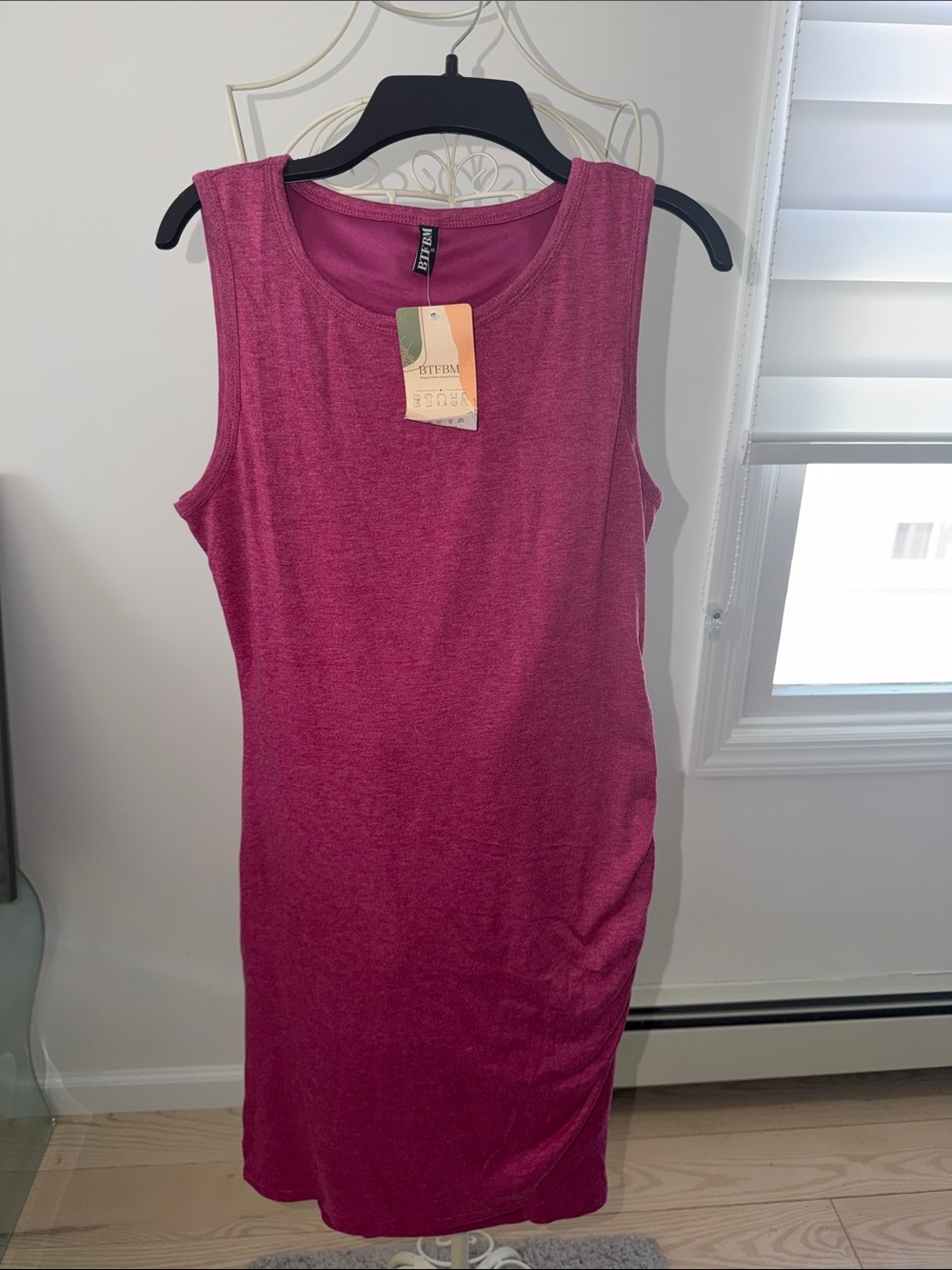 NWT! BTFBM Sleeveless Raspberry Bodycon Dress